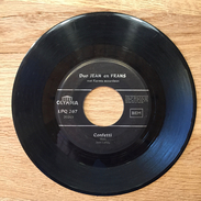 7" Single, 45rpm, Duo Jean Lahey En Frans, A: "Confetti", B: "Bloemen Wals" - Otros - Canción Neerlandesa