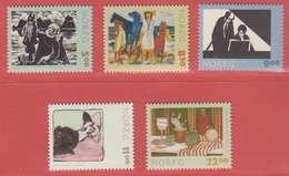 2003 ** (sans Charn., MNH, Postfrish)  Yv  1399/03	Mi  1457/61	NHK  1492/6 - Neufs