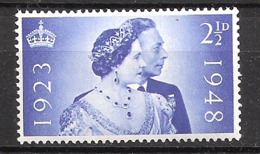 Great Britain 1948 Silver Wedding, Mi  233, MNH(**) - Unused Stamps