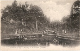 - 60----- AUTEUIL  L'étang De La Villa Des Cyclamens  - écrite TTB - Auneuil
