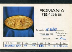 ROUMANIE - ROMANIA - Carte QSL - Opérateur TO21084/TM - Radio Amateur