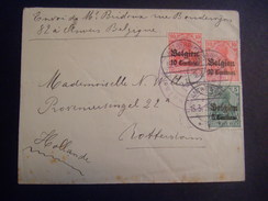 BELGIUM     15-03-1915 "FREIGEGEBEN". ENVELOP  FROM ANTWERP TO ROTTERDAM   (E37-NVT) - Deutsche Besatzung