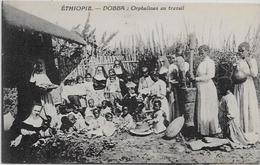 CPA Ethiopie Abyssinie Non Circulé Types Dobba - Etiopia