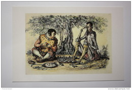 JEU - ECHECS - CHESS - ECHECS  LITHOGRAPHIE By PAUL WEBER 2 - DON QUIJOTE - Schach