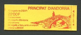 ANDORRE 1988 Carnet N° 2 ** Neuf MNH Superbe Cote 13 € Blason D' Andorre Coat Of Arms - Carnets