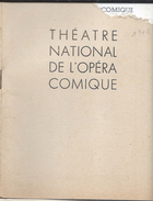 Programme/Théatre Nationalde L'Opéra Comique/RéunionThéatres Lyriques Nationaux/Madame Butterfly/ Puccini/1948   PROG111 - Programas