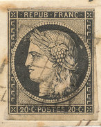Stamp France 1849 20c  Used Lot#18 - 1849-1850 Ceres
