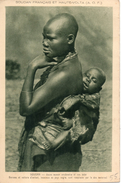 Soudan Français. Jeune Maman Soudanaise Et Son Bébé. Grand Format - Mali