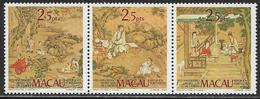 Macau Bande De Timbres Neufs Sans Charniére, No: 510 à 512, Coté 30 Euros, Y  & T ,MINT NEVER HINGED - Ongebruikt