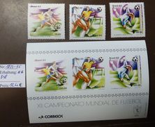 Brasilien  World Soccer  MiNr. 1873 - 75  Block 48  Fussball-WM 1982 Spanien MNH ** Postfrisch   #4740 - Blocks & Sheetlets