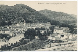 30 -  SUMENE   -  Vue Panoramique Prise De La Gare - Sumène