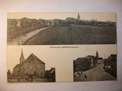Carte Postale Wittenheim (68) Multivues Souvenir ( Petit Format Correspondance 1919) - Wittenheim