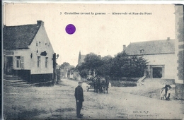 PAS DE CALAIS - 62 - CROISILLES - Abreuvoir Et Rue Du Pont - Croisilles