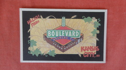 Kansas City – Missouri Boulevard Brewing Co.     Ref --2500 - Kansas City – Missouri