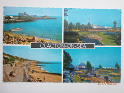 Postcard Clacton On Sea Essex Multiview By Constance Postally Used 1970 Slogan Cancel Mental Handicap Week My Ref B1907 - Clacton On Sea
