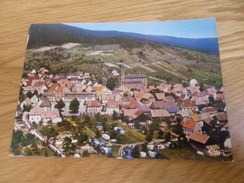 CPSM 68 - Alsace - VUE GENERALE AERIENNE DE WIHR AU VAL CAMPING LA ROUTE VERTE - Wintzenheim