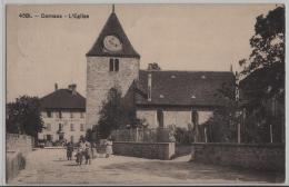 Cornaux - L'Eglise, Hotel Du Soleil - Animee - Phototypie No. 4581 - Cornaux