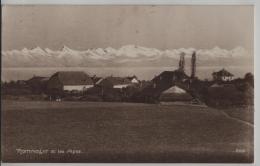 Montmollin Et Les Alpes - Photo: Perrochet-Matile No. 2000 - Montmollin