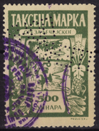 Yugoslavia Vojvodina - Local City Revenue Tax Stamp Bečej Becse - Used - Tisa River / Grape - Service