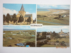 Postcard Dornoch Multiview Sutherland Caravan Site Etc My Ref B1915 - Sutherland