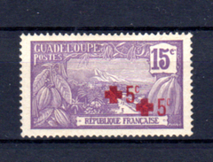 1917  Croix-Rouge, 76 A*, Double Surcharge,  Cote 220 €,  Superbe Centrage - Neufs