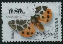 BULGARIA 2004 Moths. USADO - USED. - Used Stamps