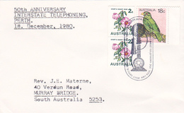 Australia 1980 50th Anniversary Interstate Telephoning Souvenir Postmark - Marcofilie