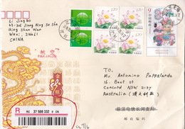 China 2005 Registered Cover Sent To Australia - Usados
