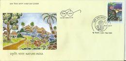 First Day Cover Nature India 2017  Depicting Peacock, As Per Scan, First Day Cancelled - Paons