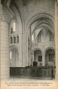 K08 /  DEPT 76 CPA SAINT MARTIN DE BOSCHERVILLE INTERIEUR EGLISE ST Georges - Saint-Martin-de-Boscherville