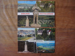 LUXEMBOURG - Lot De 2 Cartes De ETTELBRUCK ( Panorama Statue US Général Patton Auberge De Jeunesse Camping Pont - Ettelbrück