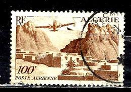 ALGERIE Aer10° 10,00f Brun-lilas Gorges D'El Kantara (10% De La Cote + 0,15) - Posta Aerea