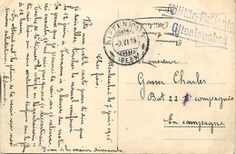 A-17-3754 : FRANCHISE POSTALE SUR CARTE POSTALE  LUNGENHEILANSTALT OTTENLEUEBAD. MILITÄR PATIENTO OTTENLEUCHAD - Franchise