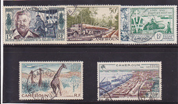 Cameroun  Poste Aériene Série N° 44-45-46-47-48 Oblitérés  - Voir Verso - - Used Stamps