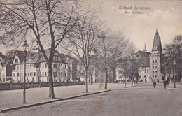 Solbad Bernburg Am Kurhaus Briefstempel Reserve Lazarett Station Krumbholz 1918 - Bernburg (Saale)