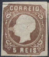 Stamp Portugal 1862 King Luiz 5r Mint Lot#6 - Ungebraucht