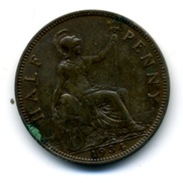 1934   HALF PENNY - Other & Unclassified