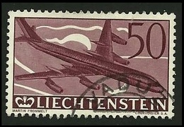 ● LIECHTENSTEIN 1960 - AEREI - N. A 36 Usato - Cat. ? € - Lotto 273 - Aéreo