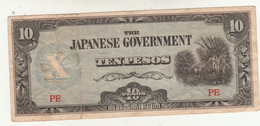 Japanese Government Ten Pesos - Giappone