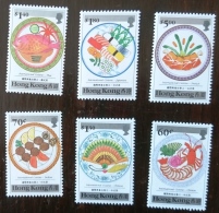 HONG KONG Gastronomie, Alimentation, Cuisine Internationale, Yvert 594/99 MNH, ** - Food