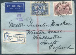 1936 Australia Sydney Registered  Airmail Cover - Winchester, GB - Cartas & Documentos