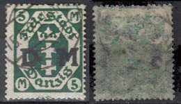 Danzig 1922 - Official Stamps - Mi.24 Y- Used - Gestempelt - Service