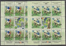 Yugoslavia 2000 European Football Championship 2v 2 Sheetlets ** Mnh (F2363) - Blocks & Sheetlets