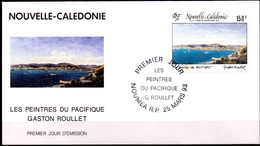 TP N° 296 -  Les Peintres Du Pacifique - Gaston Roullet - PJ Le 25.03.93 à Nouméa - FDC