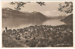 Gersau Gegen Den Pilatus - Carte Photo - Photoglob Wehrli & Co - état Neuf - Gersau