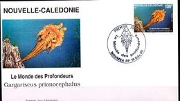 TP N° 702- Le Monde Des Profondeurs -Gargariscus Prionocephalus -PJ Le 15.12.95 à Nouméa - FDC