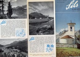 VP9365 - Ancien Dépliant Touristique - SILS ENGADIN ( Suisse ) - Tourism Brochures