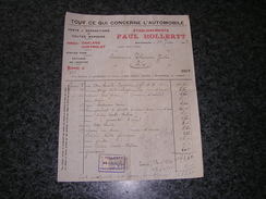 AGENCE OAKLAND CHEVROLET Garage Paul Hollert Mariembourg Facture Timbre Taxe Année 1927 Agence Vente Réparation Auto - Auto's