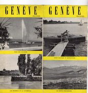 VP9366 - Ancien Dépliant Touristique - GENEVE ( Suisse ) - Cuadernillos Turísticos