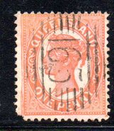 XP2564 - QUEENSLAND , 1 Penny Usato . Annullo. - Used Stamps